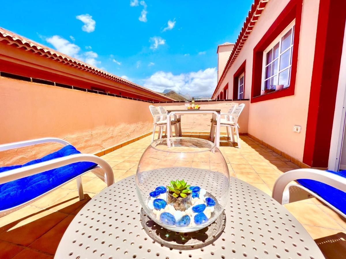 !!! Relaxing View, The Heights Apartment With Terrace And Heated Pools, Los Cristianos Los Cristianos  Zewnętrze zdjęcie