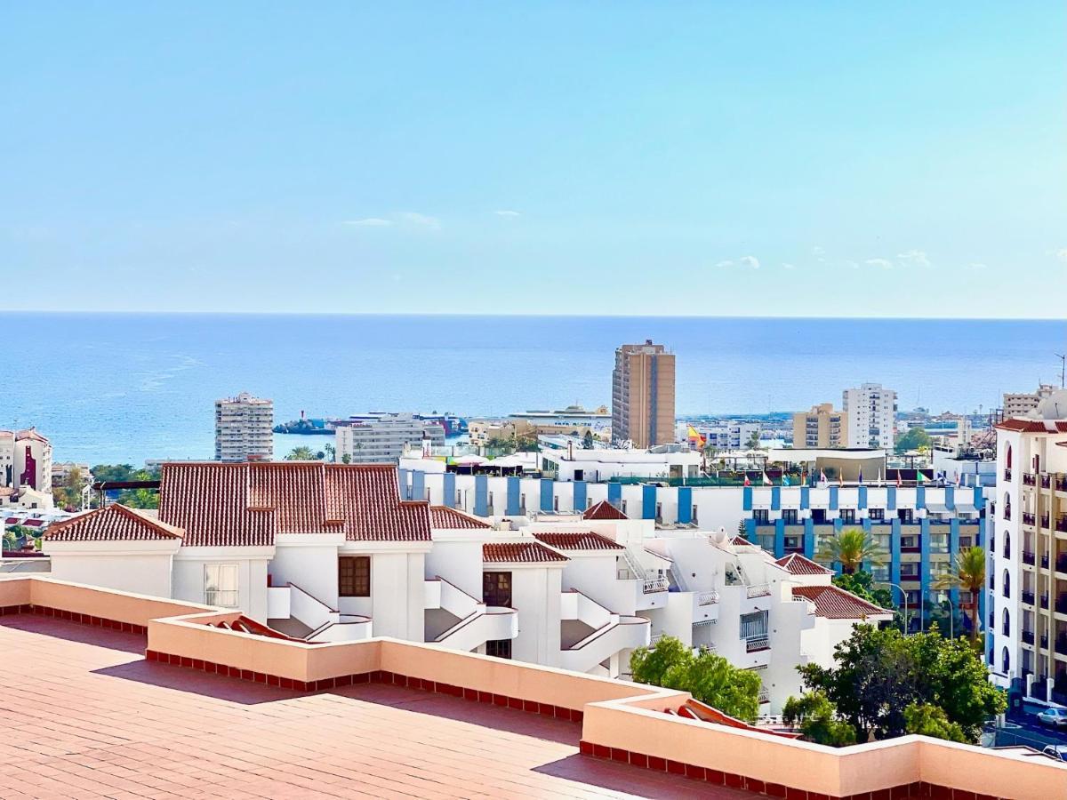 !!! Relaxing View, The Heights Apartment With Terrace And Heated Pools, Los Cristianos Los Cristianos  Zewnętrze zdjęcie